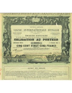 1867 - NOUVELLE COMPAGNIE DE LA LIGNE INTERNATIONALE...