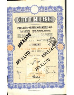 CITTA' DI MAGENTA - UNA OBBLIGAZIONE 1959