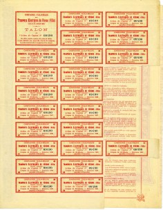 1905 - COMPAGNIE ITALO-BELGE TRAMWAYS ELECTRIQUES DE... 2