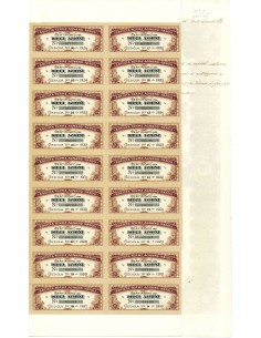 1910 - TERME AGNANO NAPOLI SOC. 10 AZIONI - NAPOLI 2