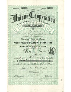 1917 - UNIONE COOPERATIVA DI CONSUMO DI MILANO N. 4...