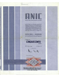 1967 - ANIC - 500 AZIONI MILANO