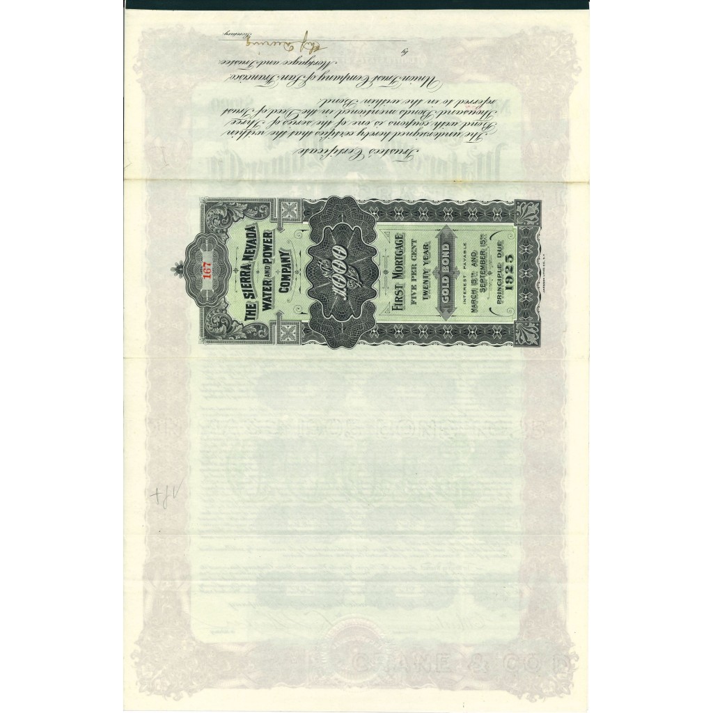 1905 - THE SIERRA NEVADA WATER AND POWER...