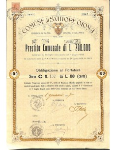 COMUNE DI S. VITTORE OLONA - 1 OBBLIGAZIONE 1927