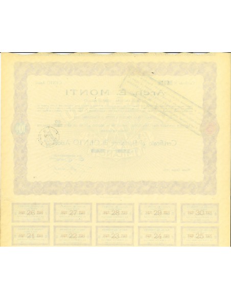 1930 - ARCH. E . MONTI PRODUZIONE ARREDI LIBERTY - MILANO