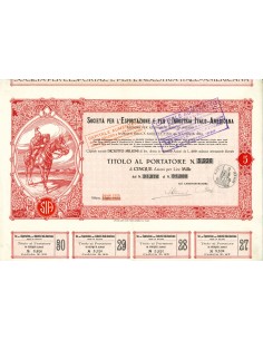 1926 - SOC. PER L'ESPORTAZIONE E PER L'INDUSTRIA...