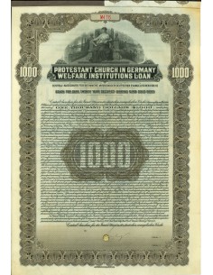 1926 - PROTESTANT CHURCH IN GERMANY WELFARE INSTITUTIONS