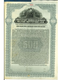 1926 - PROTESTANT CHURCH IN GERMANY WELFARE INSTITUTIONS