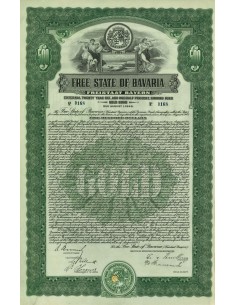 1945 - FREE STATE OF BAVARIA (FREISTAAT BAYERN) 500$