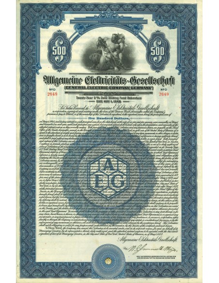 1948 - GENERAL ELECTRIC COMPANY 500$