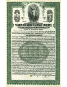 1947 - VESTEN ELECTRIC RAILWAYS COMPANY 1.000 $