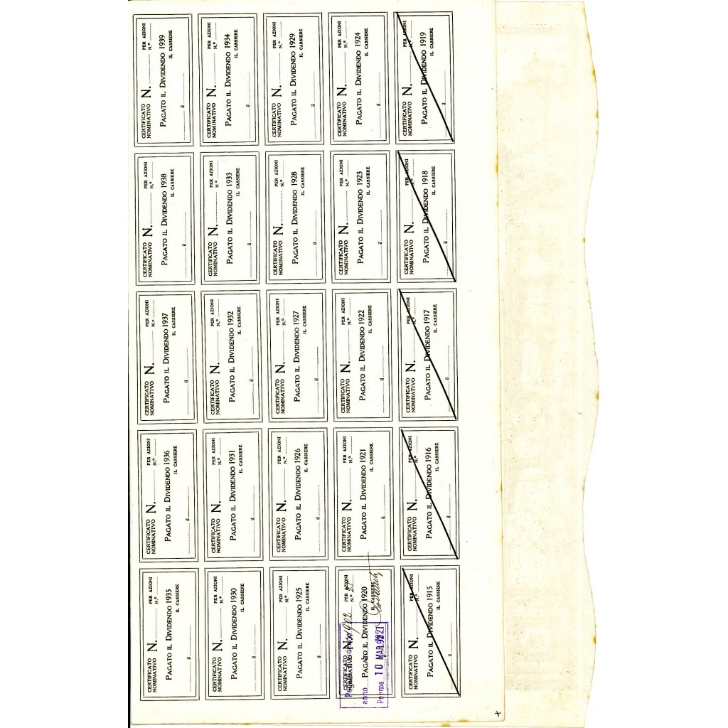1920 - BANCA ITALIANA DI SCONTO (ver. rara...