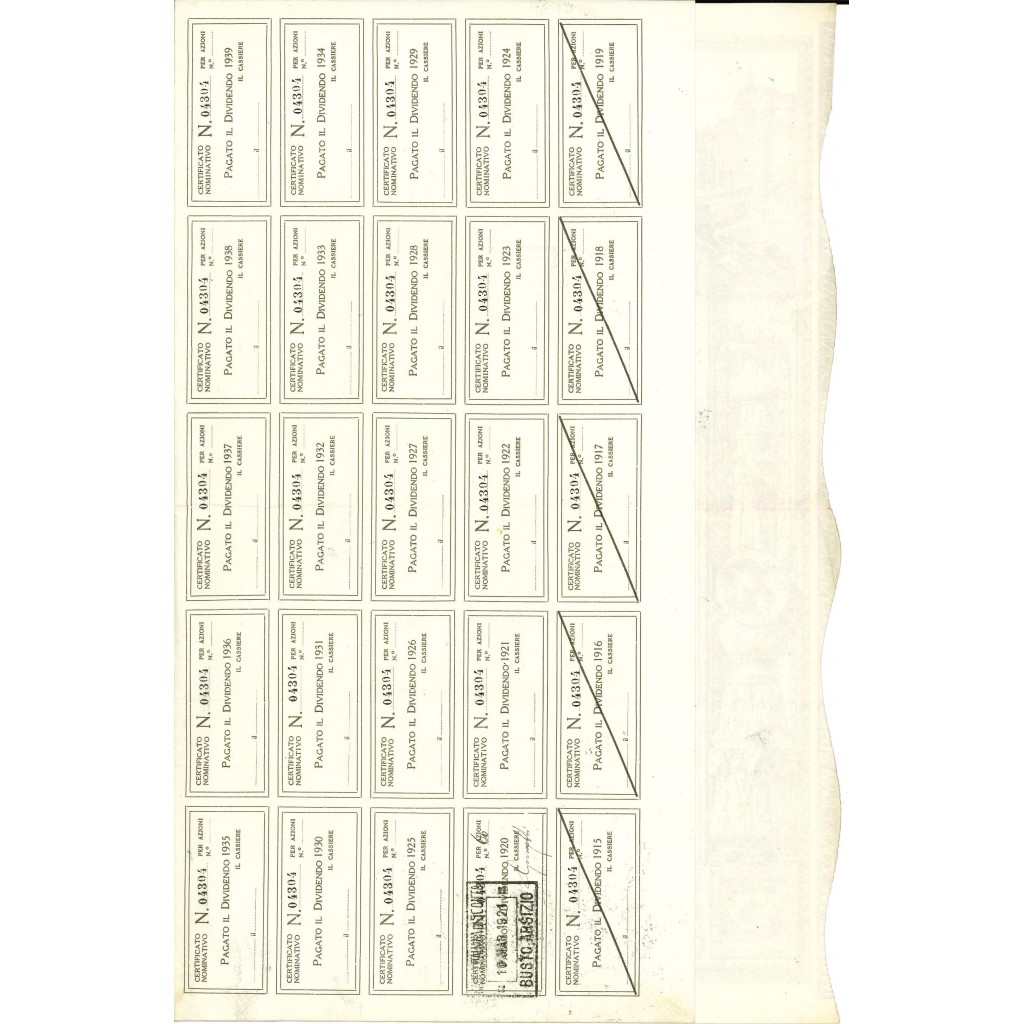 1920 - BANCA ITALIANA DI SCONTO (ver. rara...