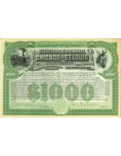 1947 - CLEVELAND, CINCINNATI, CHICAGO, AND ST. LOUIS BOND...