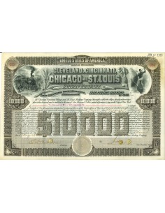 1890 - CLEVELAND, CINCINNATI, CHICAGO, AND ST. LOUIS -...