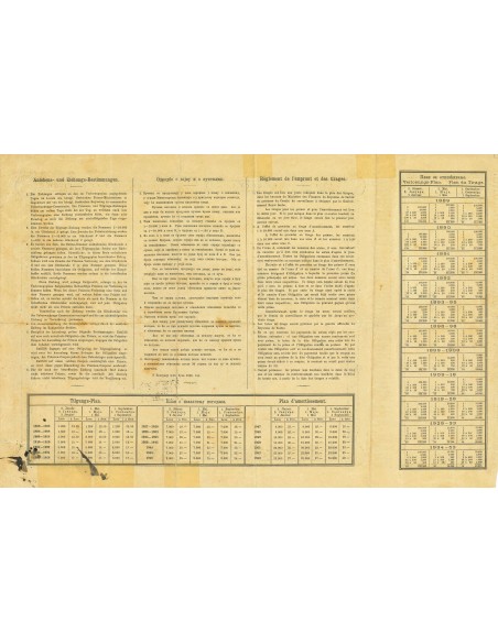 1888 - ROYAUME DE SERBIE OBLIGATION A' PRIME AU PORTEUR DE 10 DIX FRANCS