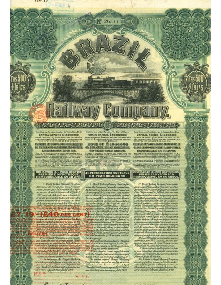 1909 - BRAZIL RAILWAY COMPANY
