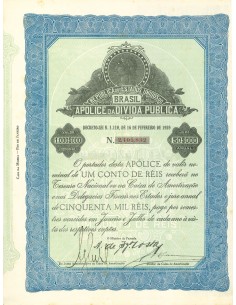 1939 - APOLICE DA VIDA PUBLICA BRASIL