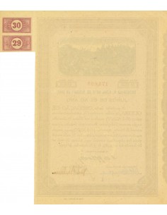 1942 - JUROS DE 6% AO ANO OBRIGACAO DE GUERRA Cr $30,00 2