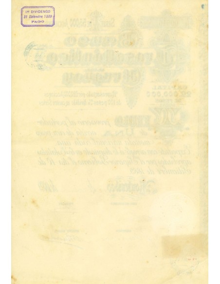 1889 - BANCO TRASATLANTICO DEL URUGUAY