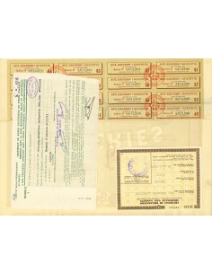 1922 - GALERIES LAFAYETTE - ACTION DE 100 FRANCS AU PORTEUR 2