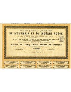 1903 - SOCIETE ANONYME IMMOBILIERE DE L'OLYMPIA ET DU...