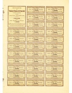 TRAMWAYS ET CHEMIN DE FER ROME-NORD 1 AZIONE BRUXELLES 1913 2