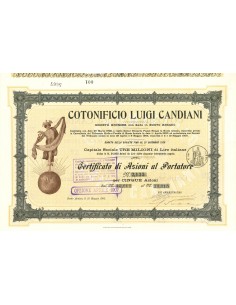 1905 - COTONIFICIO LUIGI CANDIANI - 5 SHARES