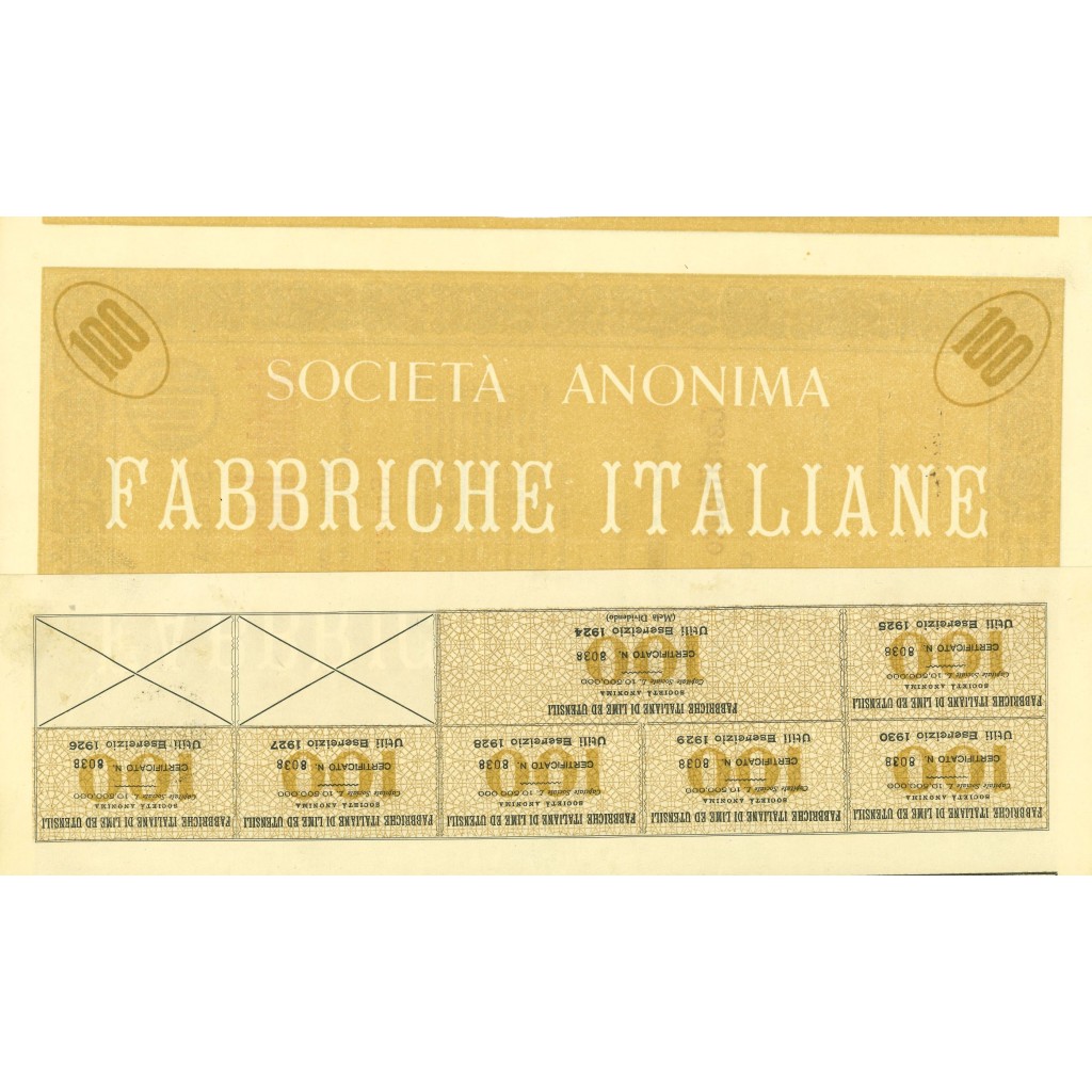 1924 - FABBRICHE ITALIANE DI LIME ED UTENSILI -...