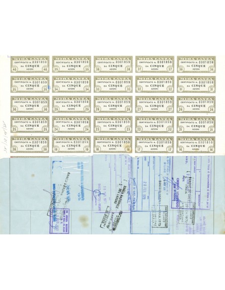 1977 - MIRA LANZA - 5 SHARES