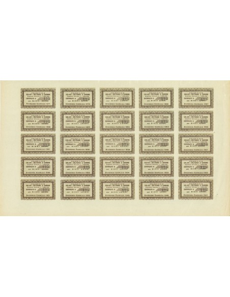 1947 - COLORIFICIO SOLARI BELTRANDI & CARBONE - 10 SHARES