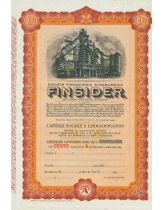 1960 - FINSIDER - 100 SHARES