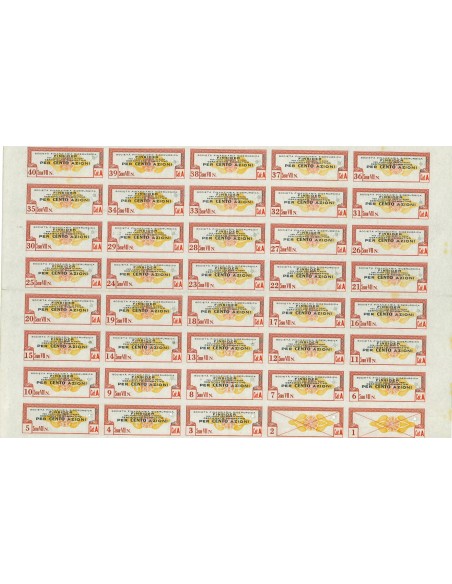 1960 - FINSIDER - 100 AZIONI