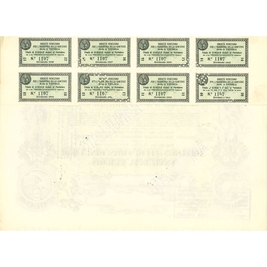 1933 - SOCIETA' VENEZIANA PER L'INDUSTRIA DELLE...