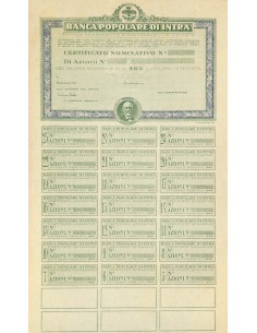 BANCA POPOLARE DI INTRA - AZIONI 1953