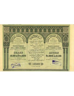 1905 - EGYPTIAN CREDIT FONCIER - 500 FRANCS