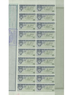 1956 - ERIDANIA ZUCCHERIFICI NAZIONALI - 100 AZIONI 2