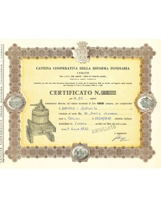 1970 - CANTINA COOPERATIVA DELLA RIFORMA FONDIARIA - 10...