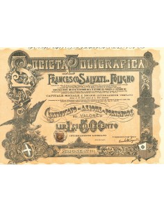 1901 - FRANCESCO SALVATI IN FOLIGNO - SHARES