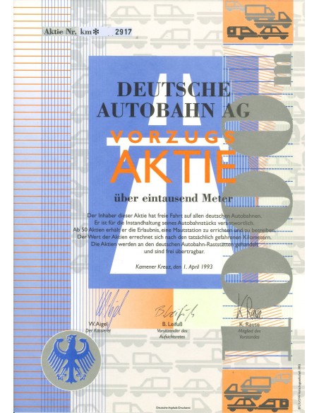 1993 - DEUTSCHE AUTOBAHN AG