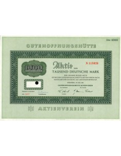 1961 - GUTEHOFFNUNGSHUTTE - 1000 RM