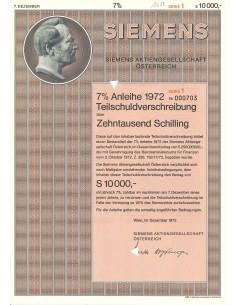 1972 - SIEMENS - 7% S 10.000