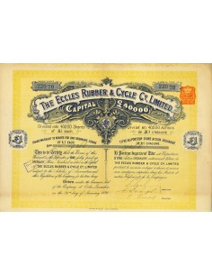 1898 - THE ECCLES RUBBER & CYCLE LTD - 1 SHARE