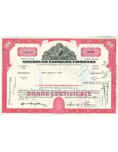 1972 -  AMERICAN EXPRESS COMPANY - 100 AZIONI