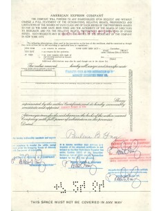 1972 -  AMERICAN EXPRESS COMPANY - 100 SHARES 2