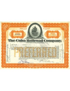 1936 - THE CUBA RAILROAD COMPANY - 10 SHARES
