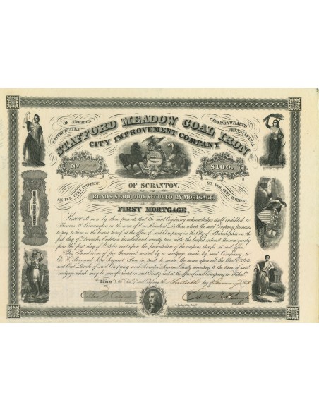 1942 - STAFFORD MEADOW GOAL IRON - $100