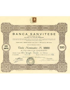 1945 - BANCA SANVITESE - 1 AZIONE
