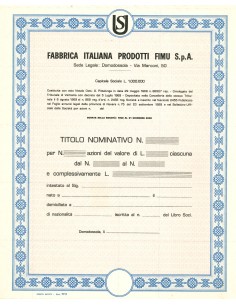 1969 - FABBRICA ITALIANA PRODOTTI FIMU SPA