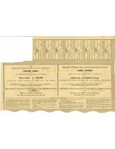 1862 - COMP. GEN. DEI CANALI ITALIANI D'IRRIGAZIONE - 1... 2